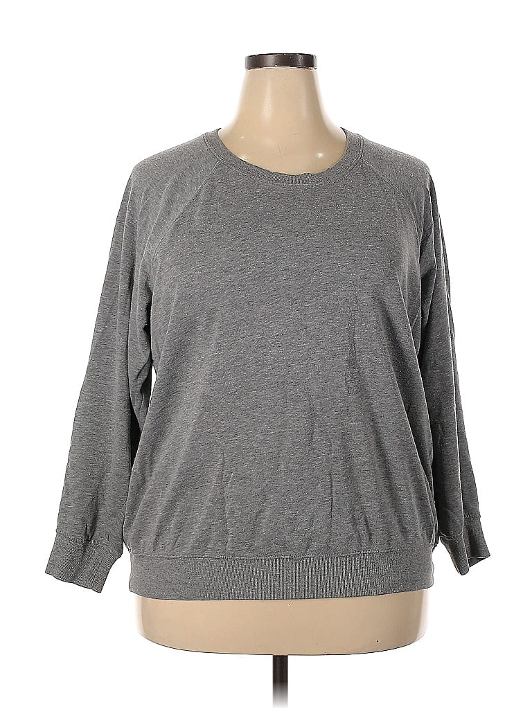 Torrid Gray Sweatshirt Size 2X Plus (2) (Plus) - photo 1