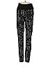 Pop Fit Houndstooth Jacquard Grid Graphic Black Active Pants Size S - photo 1