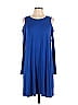 Tiana B. Blue Casual Dress Size L - photo 1