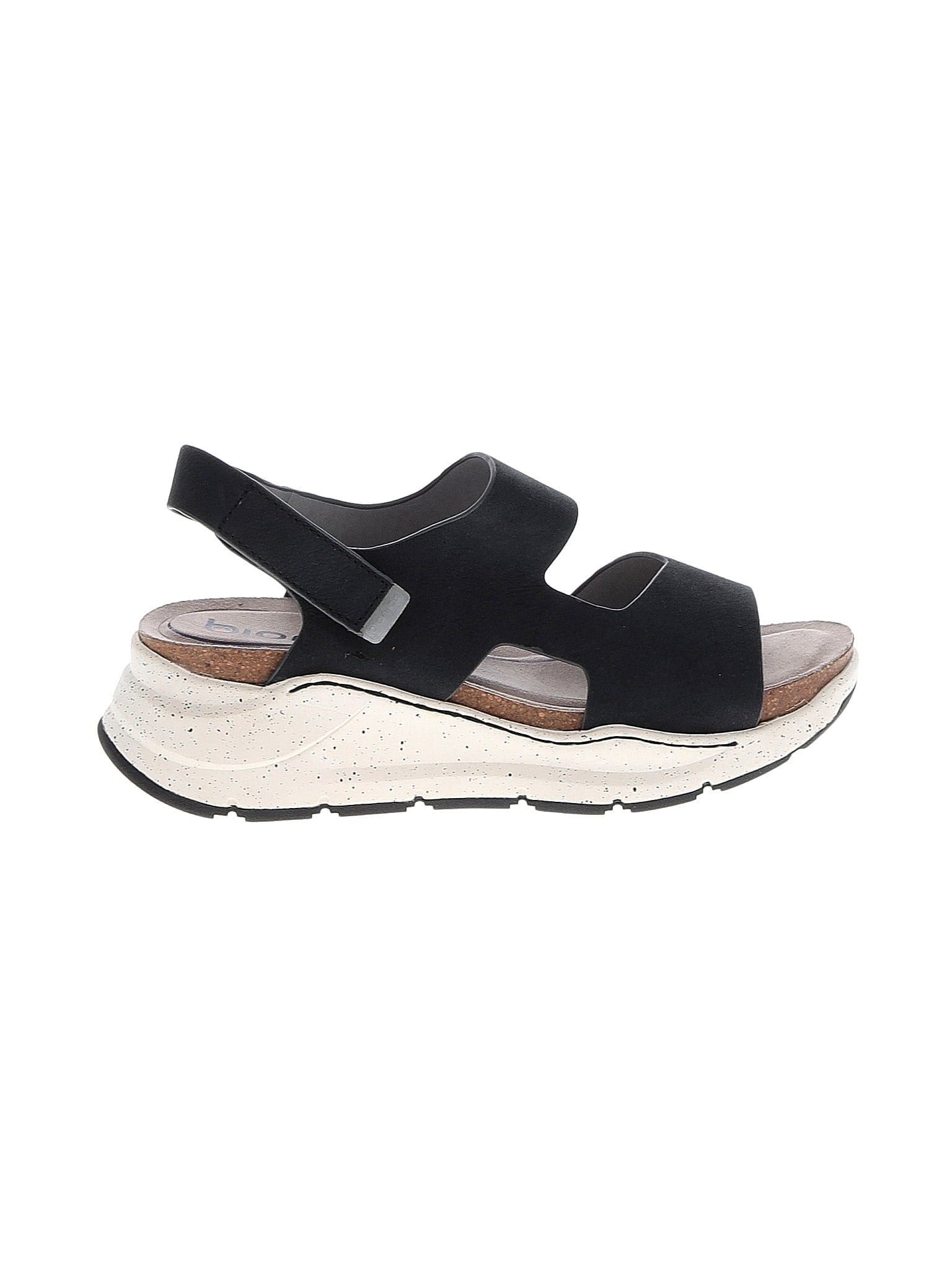 Bionica 100% Leather Black Sandals Size 7 1/2 - 58% off | ThredUp