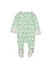 Cloud Island Green Short Sleeve Outfit Size 0-3 mo - photo 2
