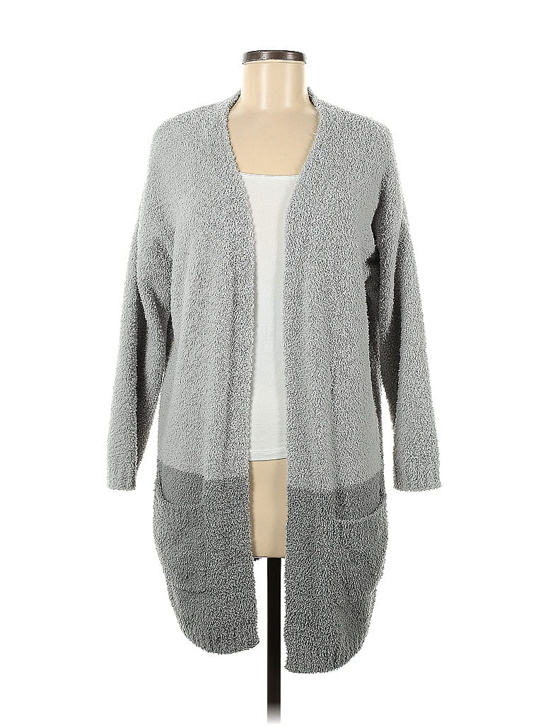 Pre-owned Thread & Supply Cardigan Sweater In Gray