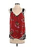 DR2 100% Polyester Red Sleeveless Blouse Size XS - photo 1