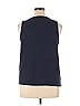 Ann Taylor LOFT 100% Cotton Blue Sleeveless T-Shirt Size XL - photo 2