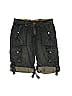 CW Jeans by Christopher Webb Green Cargo Shorts Size 6 - photo 1