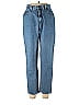 NY Jeans 100% Cotton Marled Tortoise Tweed Chevron-herringbone Blue Jeans Size 12 - photo 1