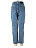 NY Jeans 100% Cotton Marled Tortoise Tweed Chevron-herringbone Blue Jeans Size 12 - photo 2