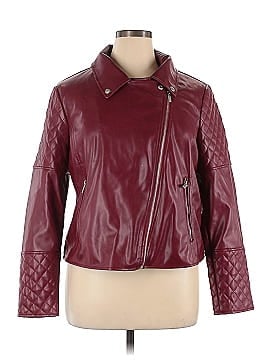 Molly & Isadora Faux Leather Jacket (view 1)