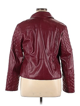 Molly & Isadora Faux Leather Jacket (view 2)