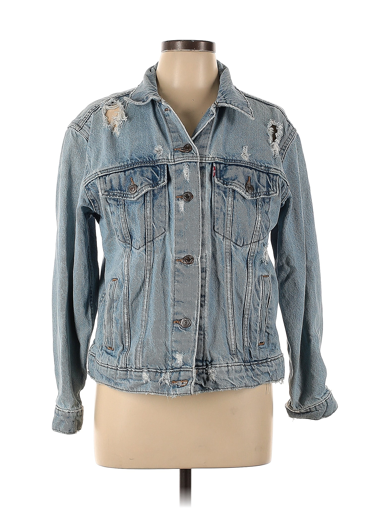 Levi's Blu Cotton Women Jacket main image 1