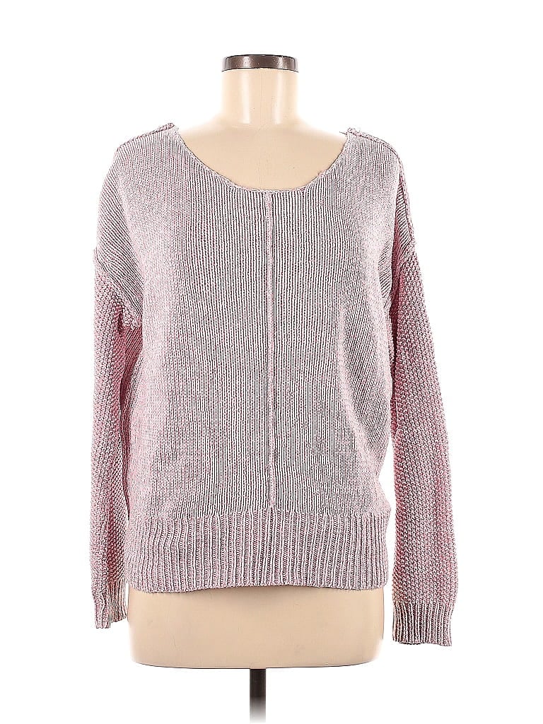 Rebecca Minkoff Marled Pink Pullover Sweater Size M - photo 1