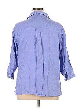 Chico's Design 3/4 Sleeve Button-Down Shirt (view 2)
