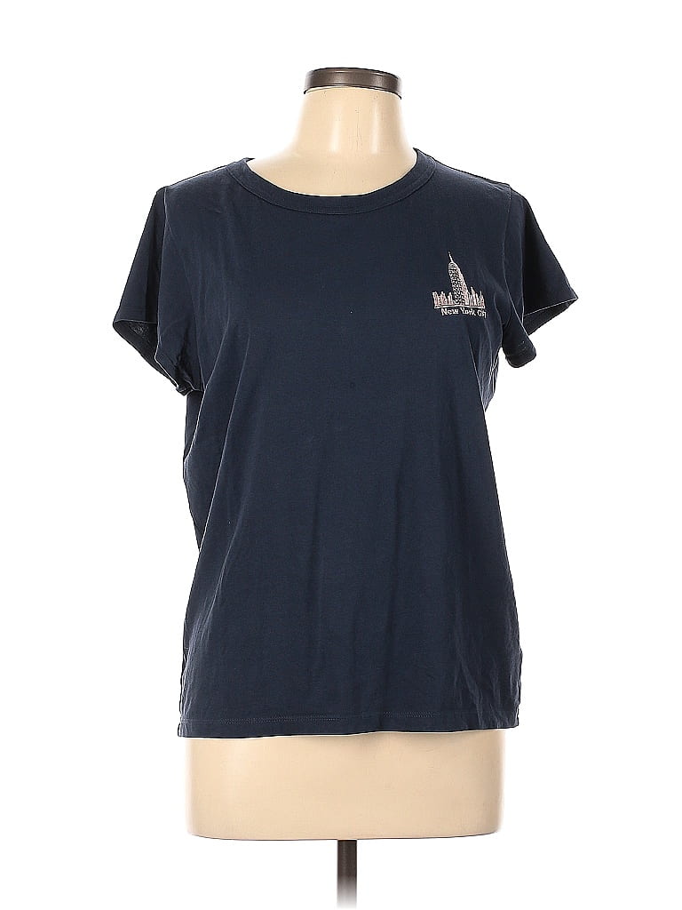 Madewell 100% Cotton Blue Short Sleeve T-Shirt Size L - photo 1