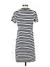 J.Crew Factory Store 100% Cotton Stripes Blue Casual Dress Size S - photo 2
