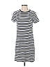 J.Crew Factory Store 100% Cotton Stripes Blue Casual Dress Size S - photo 1