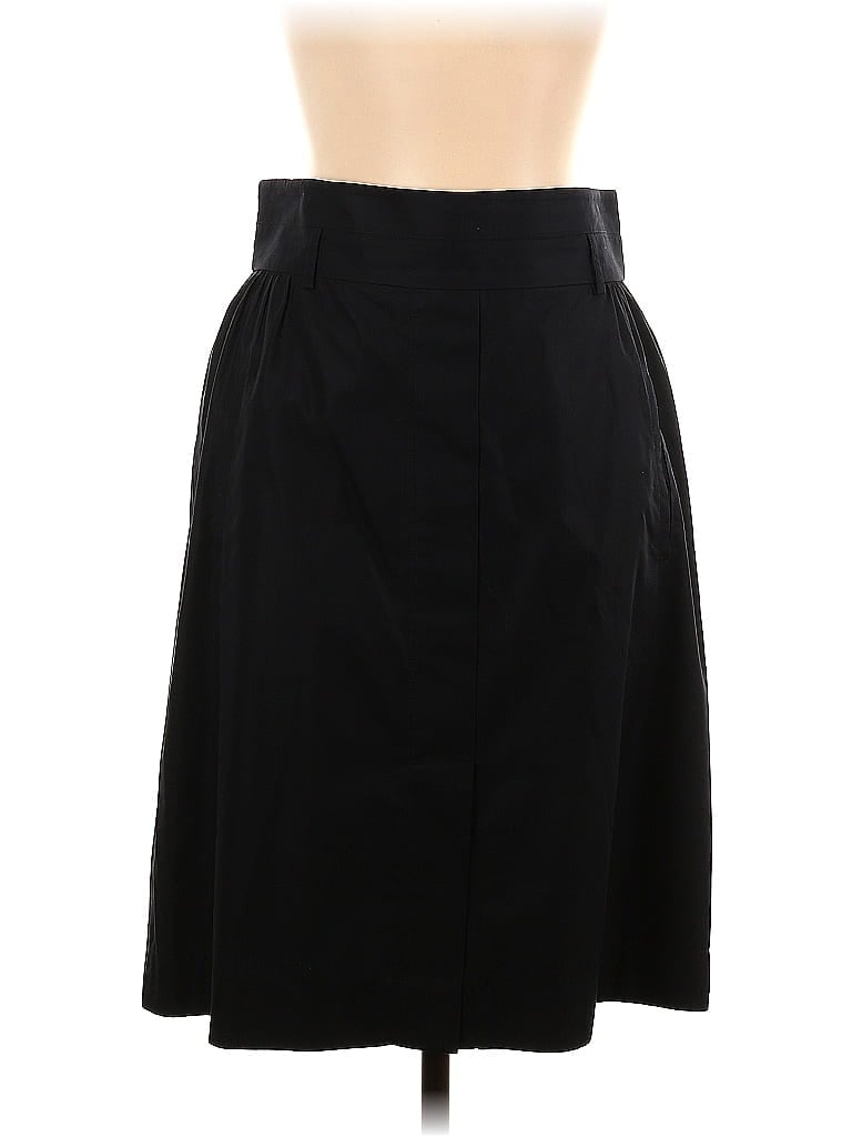 Akris Punto 100% Baumwolle Solid Black Casual Skirt Size 42 (FR) - photo 1