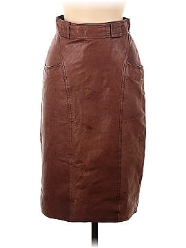 Pelle D'oro Faux Leather Skirt (view 1)