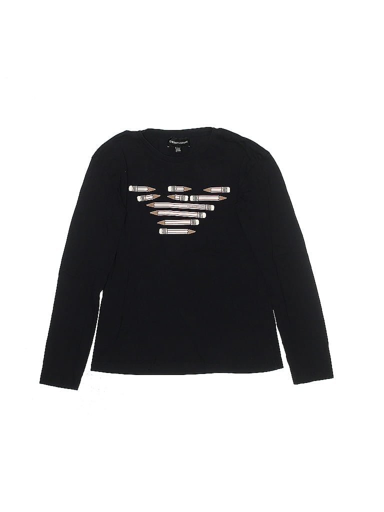 Emporio Armani Black Short Sleeve T-Shirt Size 14 - photo 1
