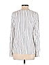 WAYF 100% Rayon Stripes White Long Sleeve Blouse Size S - photo 2