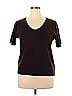 Chico's Brown Short Sleeve T-Shirt Size XL (3) - photo 1