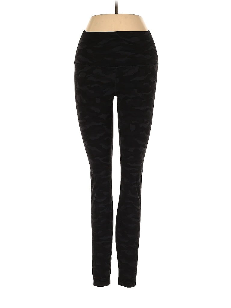 Lululemon Athletica Jacquard Marled Black Active Pants Size 2 - photo 1