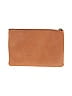 Madewell 100% Leather Stripes Tan Leather Clutch One Size - photo 2