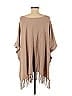 Top It Off Tan Poncho One Size - photo 2