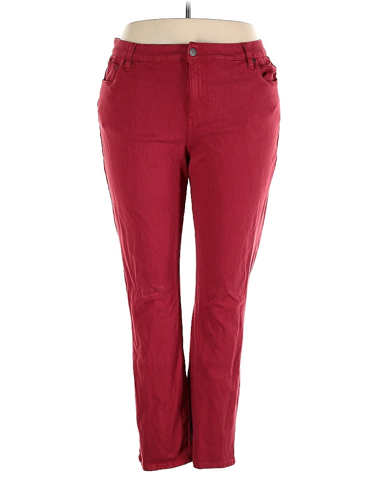 Coldwater Creek Red Jeans Size 20 (Plus) - photo 1