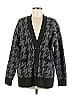 Madewell Houndstooth Green Gray Cardigan Size M - photo 1