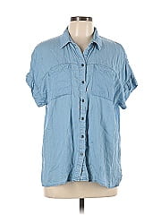Jane And Delancey Short Sleeve Button Down Shirt