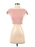 Shein 100% Polyester Pink Short Sleeve Top Size S - photo 1