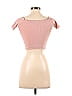 Shein 100% Polyester Pink Short Sleeve Top Size S - photo 2