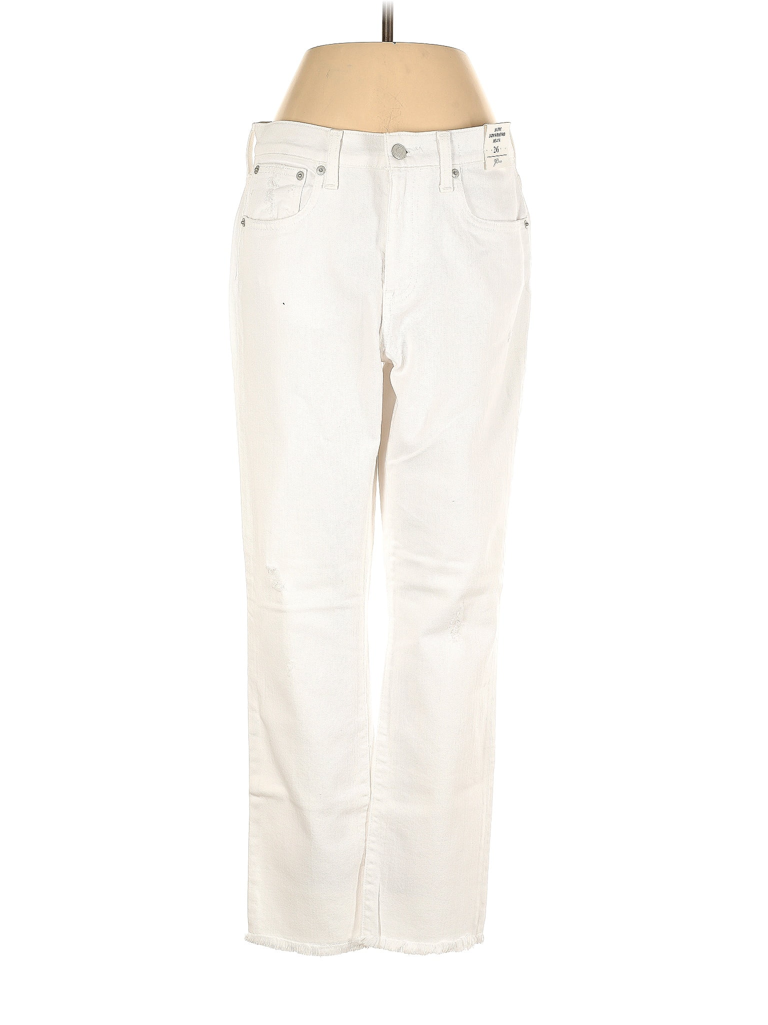 J.Crew Ivory Jeans 26 Waist - 81% off | ThredUp