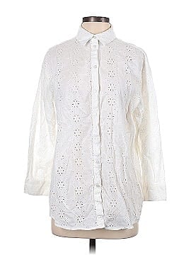 MNG 3/4 Sleeve Button-Down Shirt (view 1)