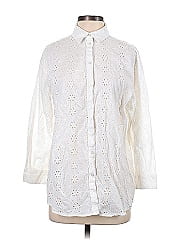Mng 3/4 Sleeve Button Down Shirt