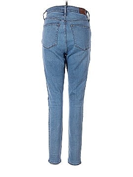 Madewell Tall Curvy Roadtripper Authentic Jeans in Benton Wash: Knee-Rip Edition (view 2)