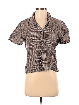 Flax Short Sleeve Button-Down Shirt (view 1)