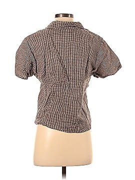 Flax Short Sleeve Button-Down Shirt (view 2)