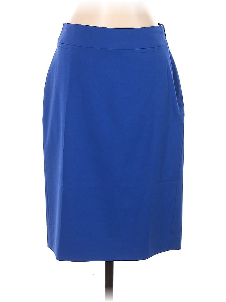 Banana Republic Solid Blue Casual Skirt Size 2 - photo 1
