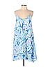 Lilly Pulitzer 100% Polyester Paisley Tropical Blue Casual Dress Size L - photo 1