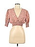 Nasty Gal Inc. 100% Polyester Pink 3/4 Sleeve Blouse Size 6 - photo 1