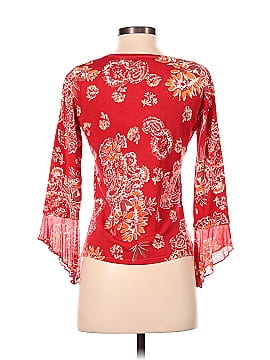 August Silk Long Sleeve Blouse (view 2)