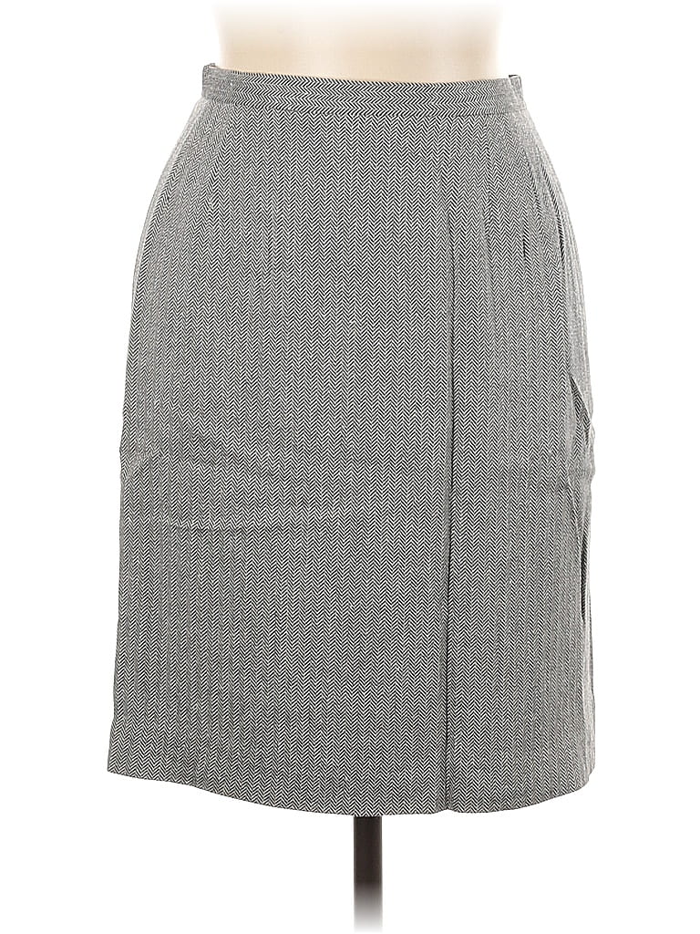 Pre-owned Talbots Casual Skirt In Gray