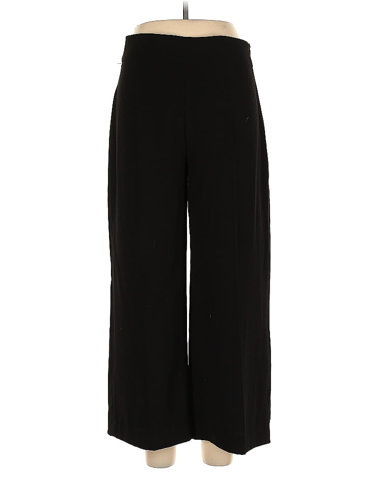 Zara 100% Polyester Black Dress Pants Size L - photo 1