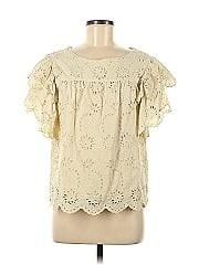 7 For All Mankind Short Sleeve Blouse