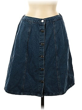 Allegra K Denim Skirt (view 1)