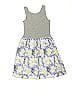 Gap Kids 100% Cotton Floral Motif Gray Dress Size 14 - 16 - photo 1
