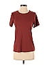 Nine West Brown Short Sleeve Top Size S - photo 1