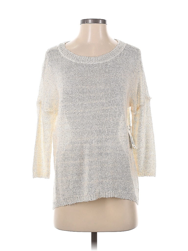 Pre-owned A.n.a. A New Approach Pullover Sweater In White