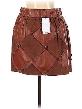 MNG Leather Skirt (view 2)